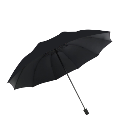 梦惜 手动钢骨玻纤 黑胶布 橡胶漆手柄 晴雨两用伞 YF-S2021024/把