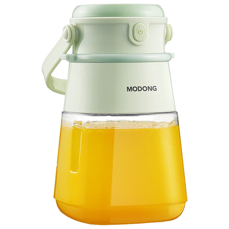 摩动榨汁机600ml小型多功能便携果汁机全自动家用水果搅拌MD-GZJ036(颜色随机)