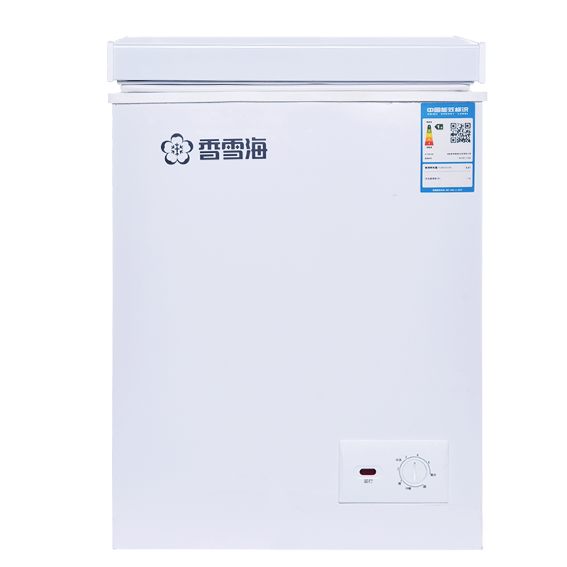 [香雪海旗舰店]冰柜小型家用冷柜 68升 小冰柜卧式冷柜 迷你冰柜一级能效 冷藏冷冻小型 迷你单温柜 不锈钢内胆