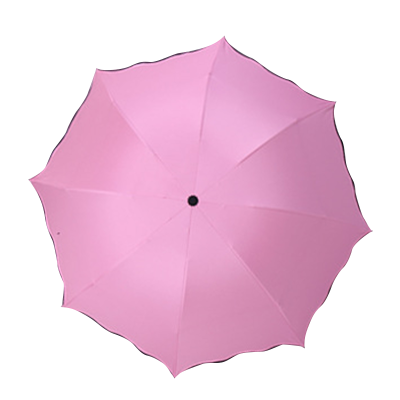 梦惜 手动钢骨伞架 黑胶布 橡胶漆手柄 晴雨两用伞 YF-S2021007/把