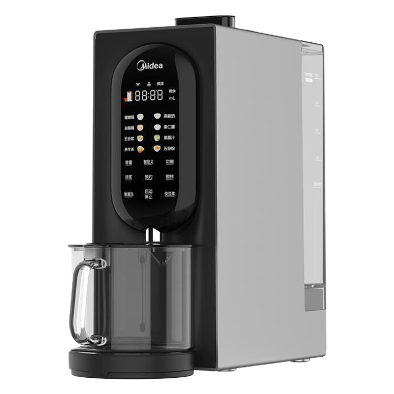 美的(Midea)破壁机 家用轻音 免手洗 多功能全自动 智能预约 料理豆浆果汁机榨汁辅食机 线下同款 MJ-M100