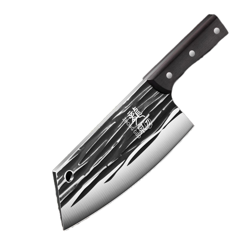 龙泉刀具家用菜刀厨房套装组合斩切两用刀锻打砍骨刀厨具全套8177