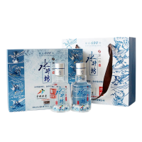 水井坊井台冰雪小酒版100ml*2瓶装礼盒 52度浓香型白酒 收藏送礼口粮 2970