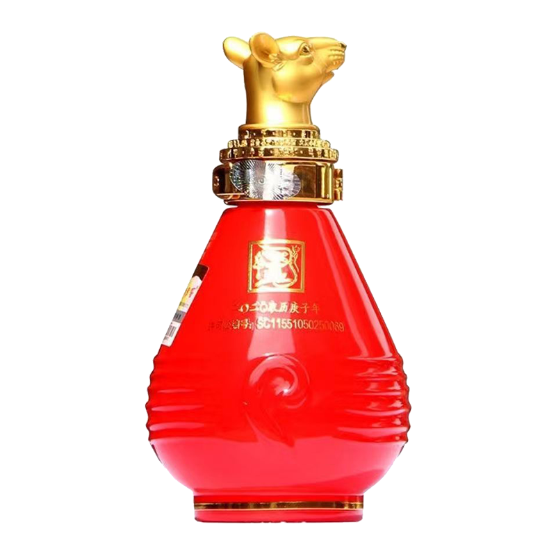 泸州老窖封藏大典生肖系列(鼠)52度100ml瓶装 浓香型收藏小酒