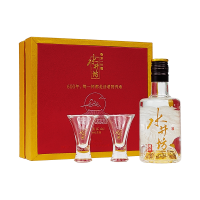 水井坊典藏 千里江山礼盒 52度 100ml单瓶 带杯 2970