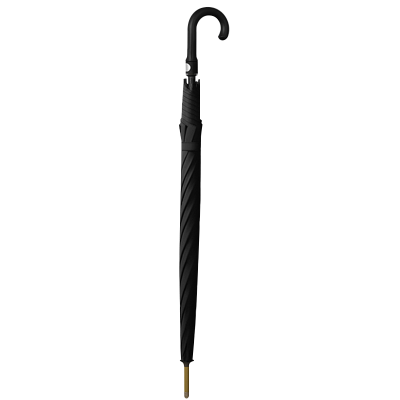 梦惜 半自动全纤维伞布 黑胶布 橡胶漆弯柄 晴雨伞YF-L2023005/把
