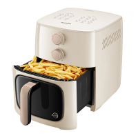 苏泊尔(SUPOR)空气炸锅不用翻面6升大容量可视远红外加热免翻面电炸锅家用蒸汽嫩炸全自动炸锅空气炸锅 KJ60Y807