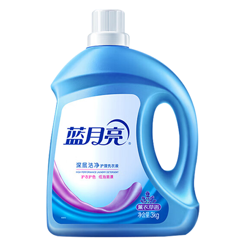 蓝月亮洗衣液8kg深层清洁去渍除菌薰衣草香自然清香80001543