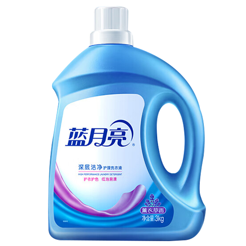 蓝月亮洗衣液6kg去渍除菌高效洁净亲肤透气薰衣草香80001244