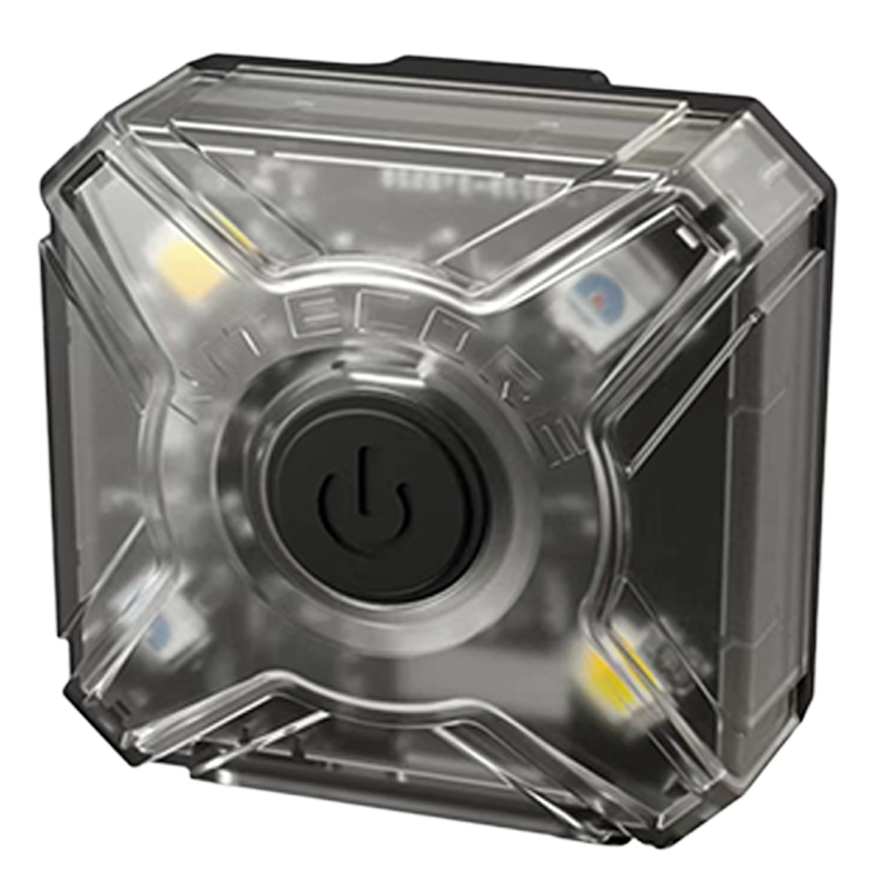 吉光汇呈 J4015 1W IP66 3.7V 外形尺寸:30*30*18mm 光源颜色:红蓝 轻微警示灯