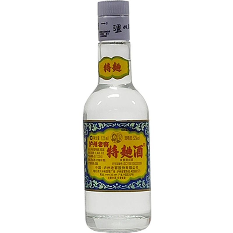 泸州老窖特曲60版 52度 125ml*4瓶 小酒版 自饮佳品 2970