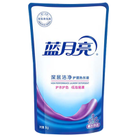 蓝月亮洗衣液去渍除菌薰衣草香深层洁净洗衣液1kg*12袋