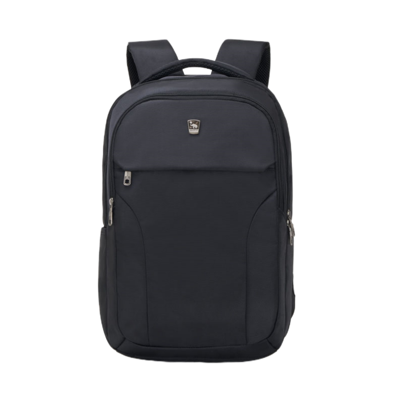 爱华仕(OIWAS)15.6英寸商务笔记本电脑包双肩包男士大容量休闲背包黑色