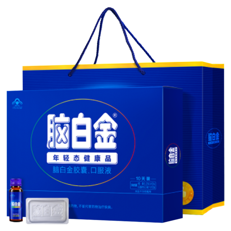 黄金搭档机能保健睡眠温和调养润肠通便精神足脑白金礼盒*1提
