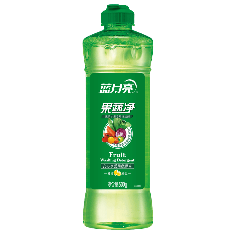 蓝月亮洗洁精500g冲洗方便强效去污温和不伤手10000070