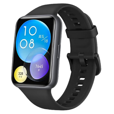 [99成新 未激活]华为手表Watch Fit 2 活力款 曜石黑 运动智能蓝牙通话NFC门禁支付血氧监测 运动智能手表