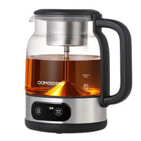 欧美特煮茶器1.2L第七代喷淋式玻璃恒温煮茶器OMT-PC1036