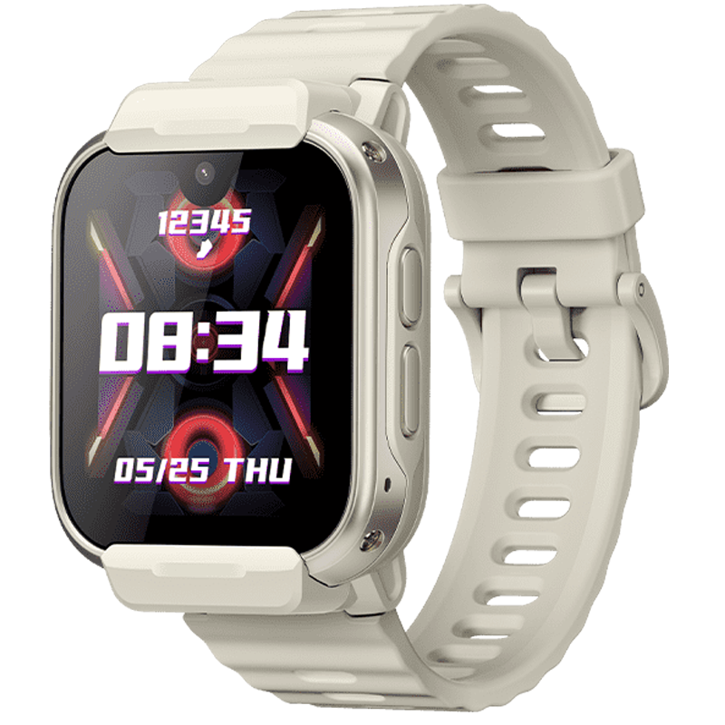 小米米兔儿童电话手表S1 星耀白 智能快充可拆卸佩戴 高清双摄QQ微信定位防水 初高中学生男孩女孩手表