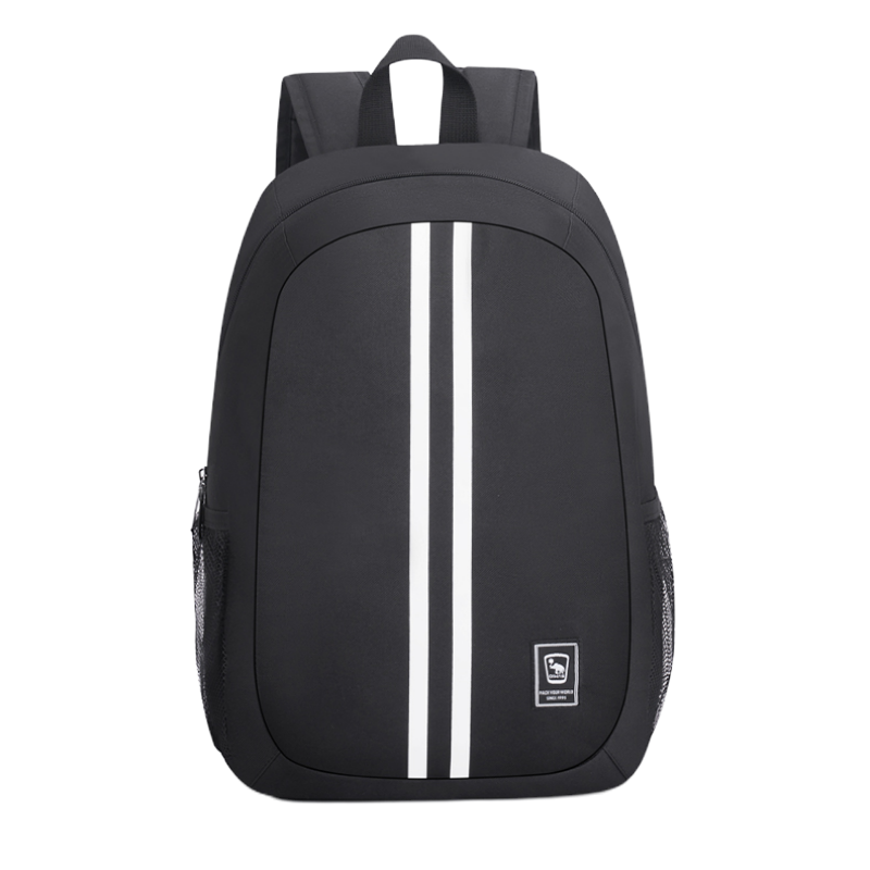 爱华仕(OIWAS)双肩包 轻便随身包大容量运动双肩背包旅行户外 黑色