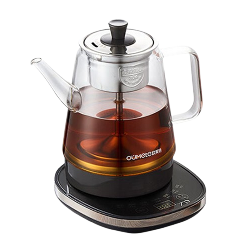 欧美特煮茶器1L恒温智能玻璃手柄壶嘴煮茶器OMT-PC1009