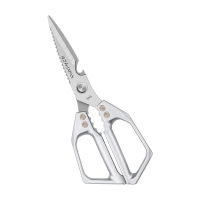 厨房剪刀强力鸡骨剪家用不锈钢专用剪骨头大剪刀杀鱼食物剪X7163