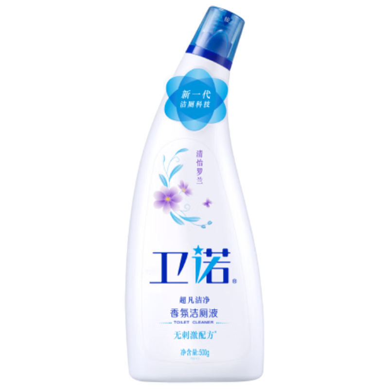蓝月亮洁厕液香氛洁厕灵马桶清洁剂除菌卫诺清怡罗兰香氛洁厕液500g*1瓶