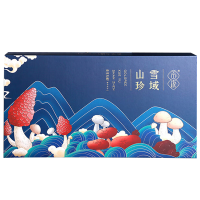 贡极干货鸡枞菌红牛肝菌青杠菌鹅蛋菌雪域四珍山珍干货礼盒120g*1盒