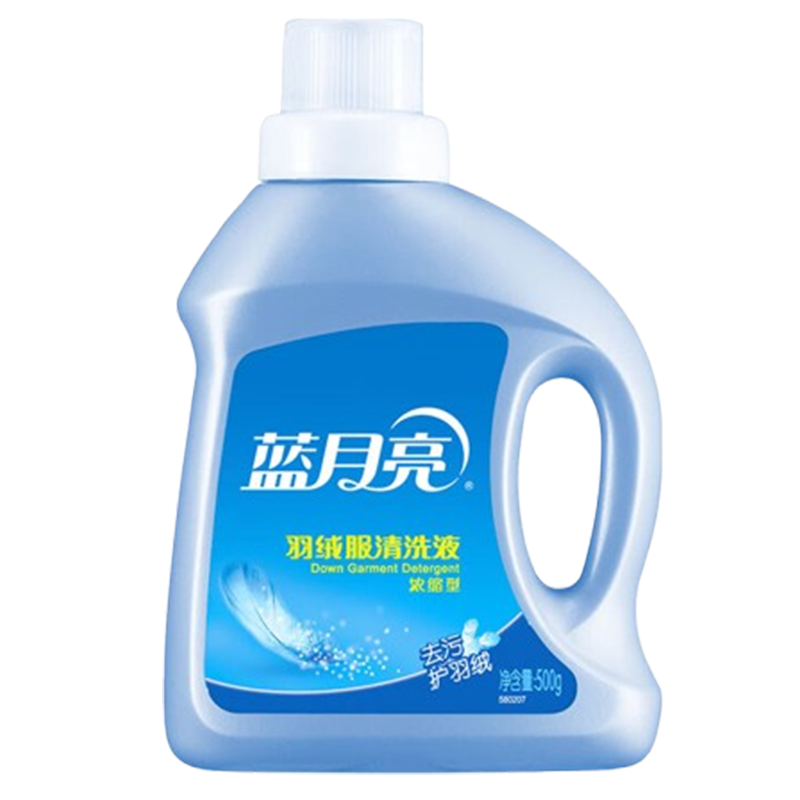 蓝月亮洗衣液去渍除菌去污护绒蓬松羽绒服清洗液500g*1瓶