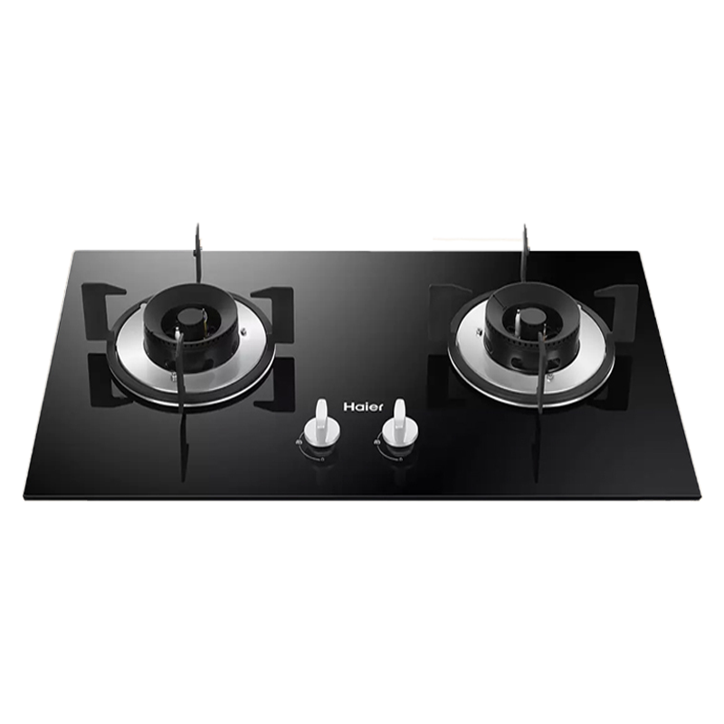 海尔(Haier)燃气灶双灶聚能直喷智能熄火保护5.2KW火力台嵌两用嵌入式灶JZT-Q2BE50(12T)(天然气)