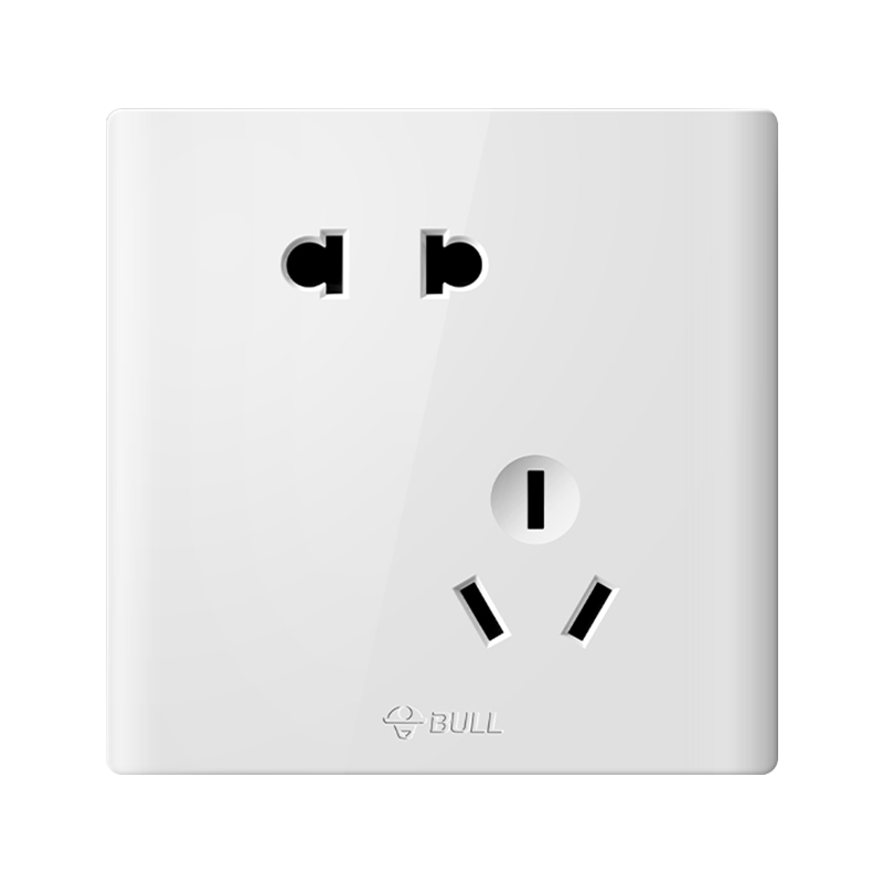 bull公牛开关插座电源插座USB五孔插座二三插带三位USB孔三只套装