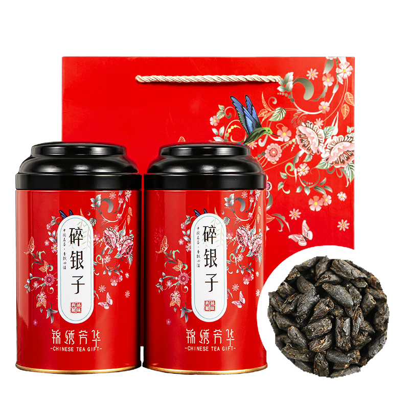中闽与恩茶叶七两碎银子糯米香古树茶普洱茶熟茶茶化石老茶头250g