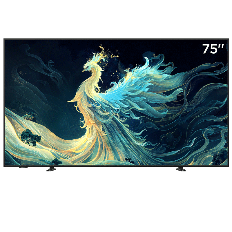雷鸟 75英寸青鸟壁纸电视 家电国家补贴 无缝贴墙 一体化超薄机身 液晶平板电视机75S585C Slim