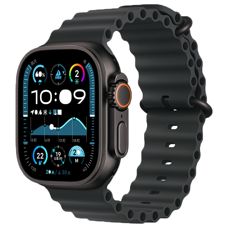 适用iwatch表带s10新款9苹果手表8Ultra2/1代智能运动6/5/4/3se海洋配件3139B