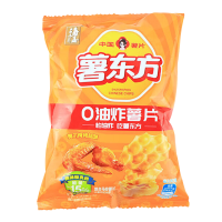 海玉薯东方土豆薯片充气包薄脆喷香非油炸更健康原味香辣番茄烧烤奥尔良混合装20g*5袋