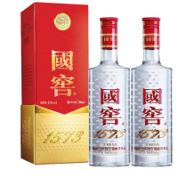 泸州老窖 国窖1573 浓香型白酒 52度500ml*2 双瓶装