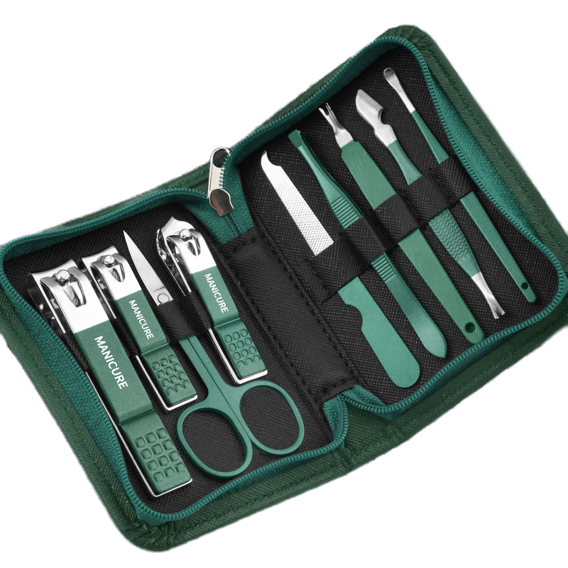 斜口指甲剪刀套装高档挖耳勺指甲刀工具男女家用指甲钳德修脚刀L7163