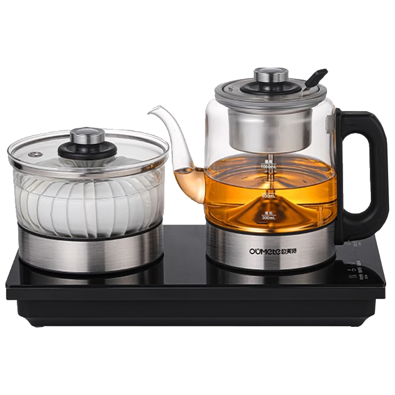 欧美特电水壶1L嵌入式双炉自动上水壶OMTDS1931