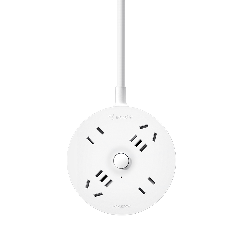 bull公牛快冲智能魔方usb插座充电插排接线板多功能家用转换器type-C口20W快充黑色1.5米U2203H