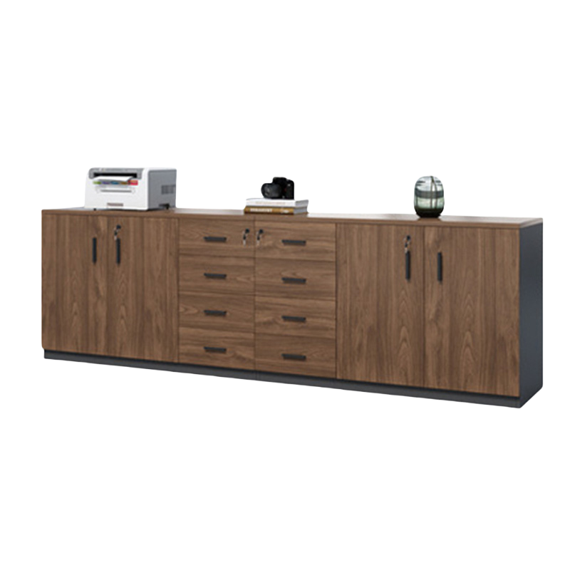 豫庄德落地柜八抽台