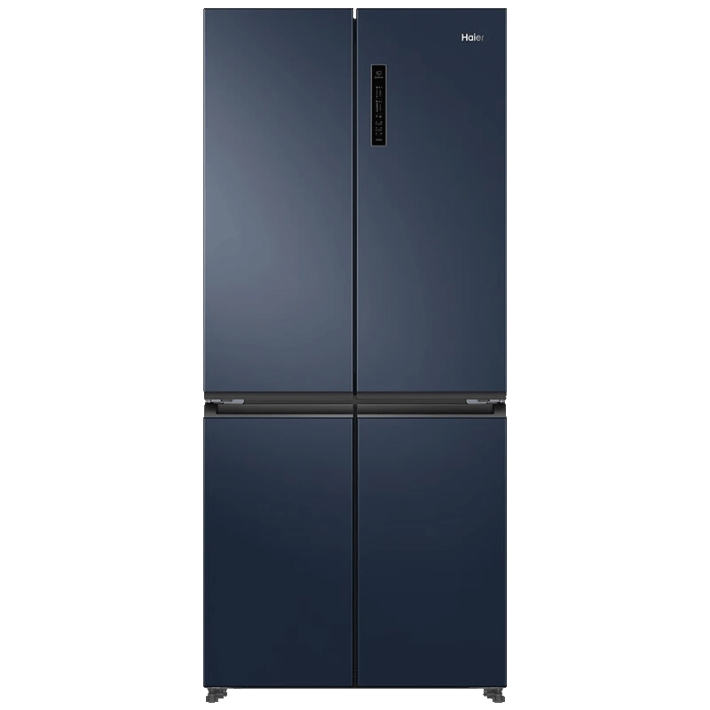海尔(Haier)十字对开冰箱501升风冷无霜冰箱四开门节能新一级能效双循环黑金净化BCD-501WLHTD58B9U1
