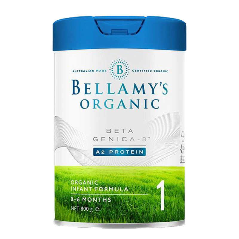 [有效期2026年10月后]澳洲贝拉米Bellamy's白金版A2有机奶粉1段800g/罐0-6月富含营养有机婴儿奶粉
