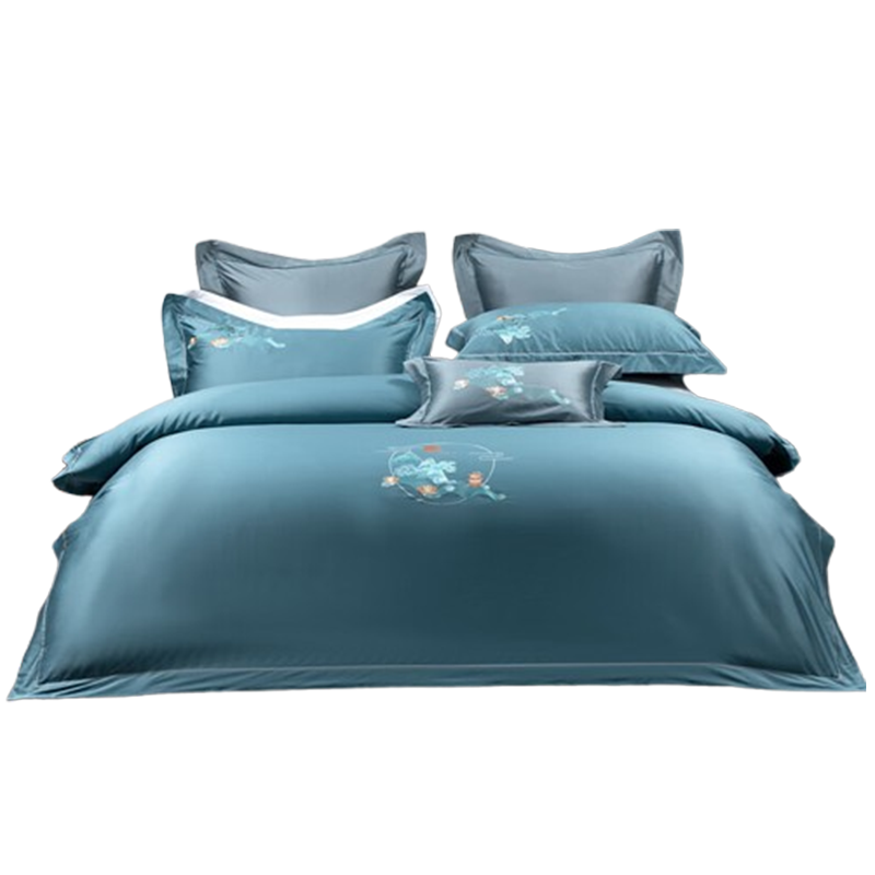 多喜爱四件套江山赋时尚柔软贴身云锦锻套件230*229cm