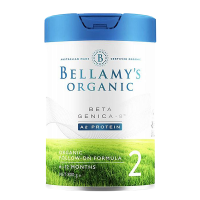 [新效期26年6月后]澳洲贝拉米Bellamy's 白金版有机奶粉2段800g/罐装6-12月富含A2保税直发原装进口