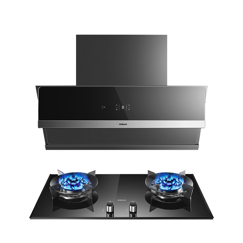 老板(ROBAM)烟灶套餐 25m³油烟机灶具套装 烟灶套装 烟机灶具 28X6ST+57B0X(天然气)28D7S同款