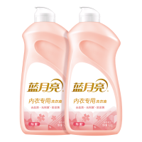 蓝月亮洗衣液组合柔润樱花内衣专用洗衣液翻盖装500g*2瓶