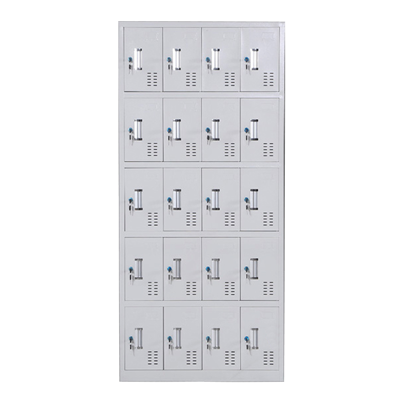 缑氏收纳柜财务档案柜资料柜加厚文件柜办公室带锁铁皮柜二十门更衣柜