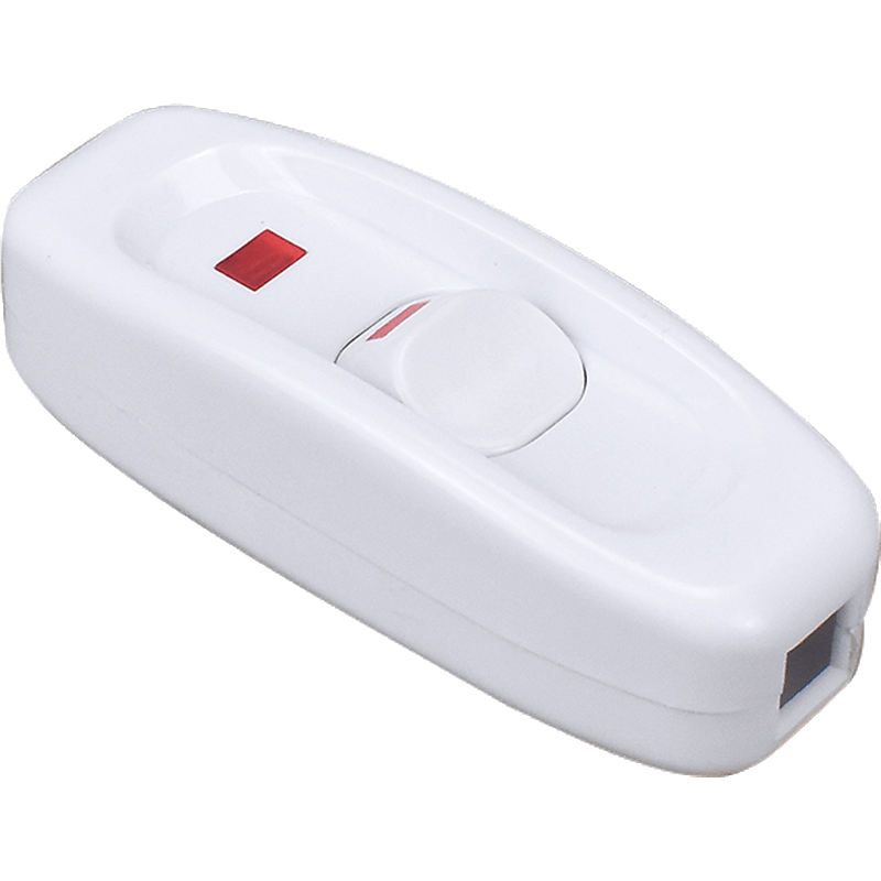 床头开关电台灯LED墙壁大功率线上控制按钮中途风扇手捏小开关