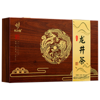 忆江南茶叶绿茶龙井茶明前春茶龙跃凤鸣龙井茶中号礼盒125g
