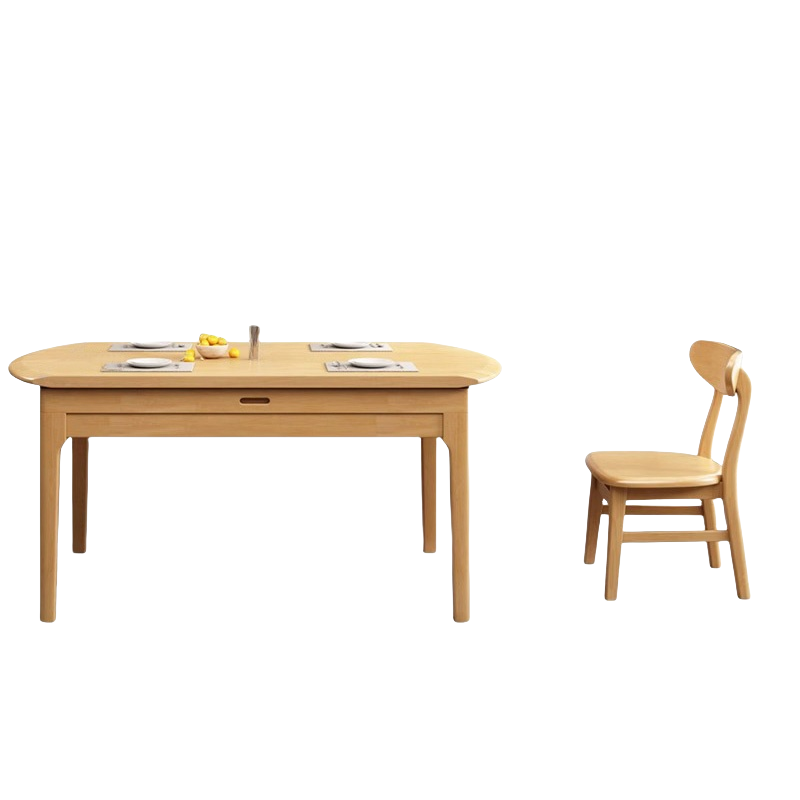 豫庄德职工餐桌一桌四椅套