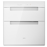 美的(Midea)消毒家用柜 消毒碗柜嵌入式 紫外线光波消毒母婴奶瓶 APP智控高温二星消毒 130HQ3-W 三门三抽